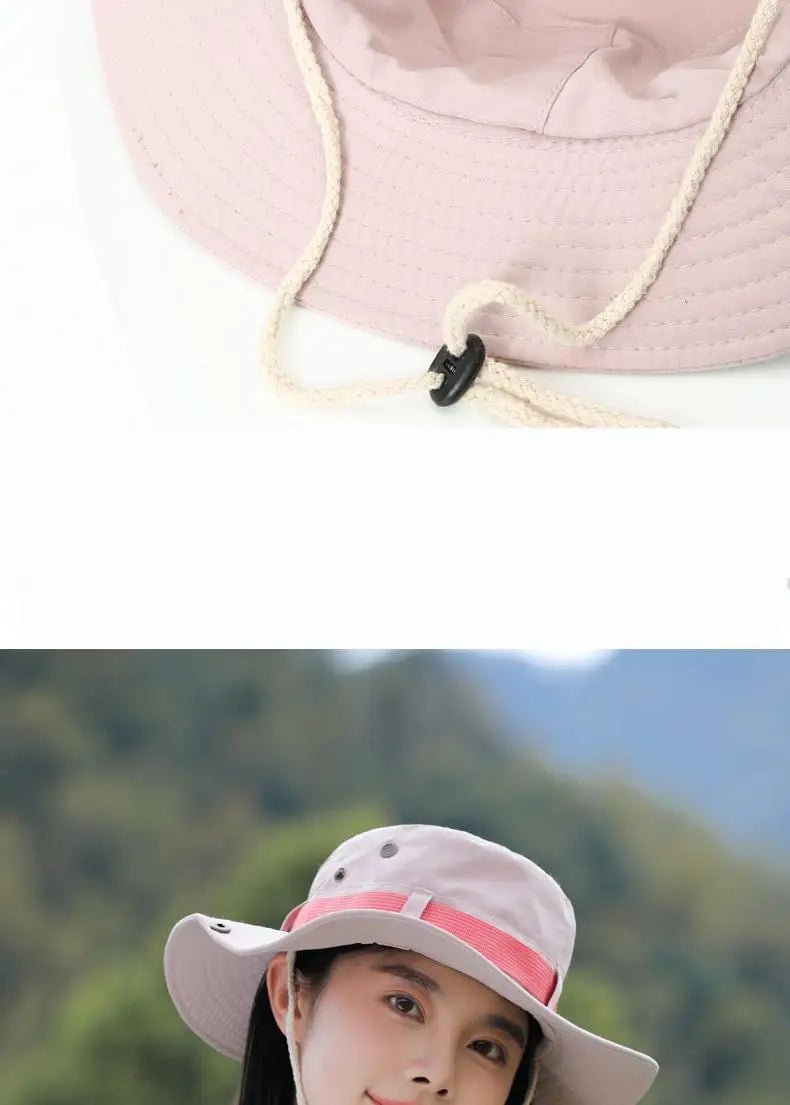 Women Bucket Hat Spring Summer Hats For Women Men Outdoor Sunshade Camping Climbing Sunscreen Bob Cap Foldable Sun Hat New - Kenner House Emporium