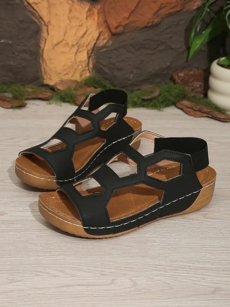 Women Sandals 2026 New Summer Beach Sandals Women Casual Wedges Footwear Summer Shoes Soft Heeled Sandals Woman - Kenner House Emporium