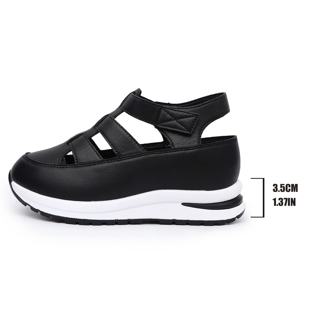 Women's Sandals Summer 2025 Shoes Platform Wedge High - heeled Gladiator Comfortable Casual New in Luxury White Round Toe on Offer - Kenner House Emporium