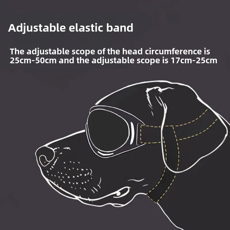 Pet Adjustable Dog Goggles Sunglasses Anti - UV Sun Glasses Eye Wear Protection Black Widely Used Dog Sunglasses Pet Dog Supplies - Kenner House Emporium