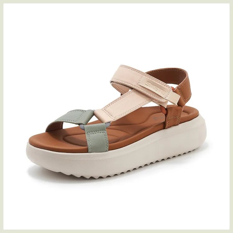 Sandals for Women's 2026 Summer New Lightweight Sandals for Casual Sports Comfort Thick Bottom Large Platform Womens Shoes - Kenner House Emporium
