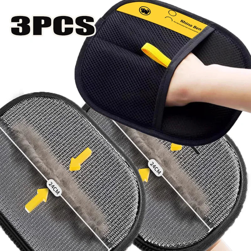 Pet Hair Cleaning And Collection Gloves Pet Double - sided Multi - functional Beauty Glove Tool Reduce The Pressure Of Pet Ownership - Kenner House Emporium