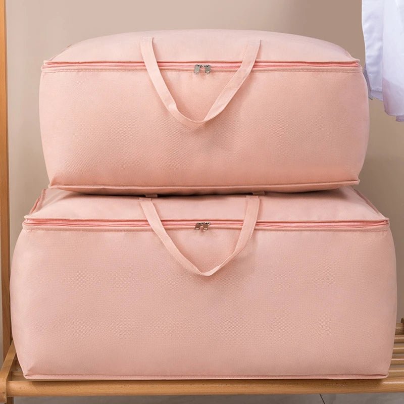 Large Capacity Clothes Storage Bag Waterproof Cabinet Wardrobe Organizer Quilt Pillow Blanket Organizer Dustproof Bedding Storag - Kenner House Emporium