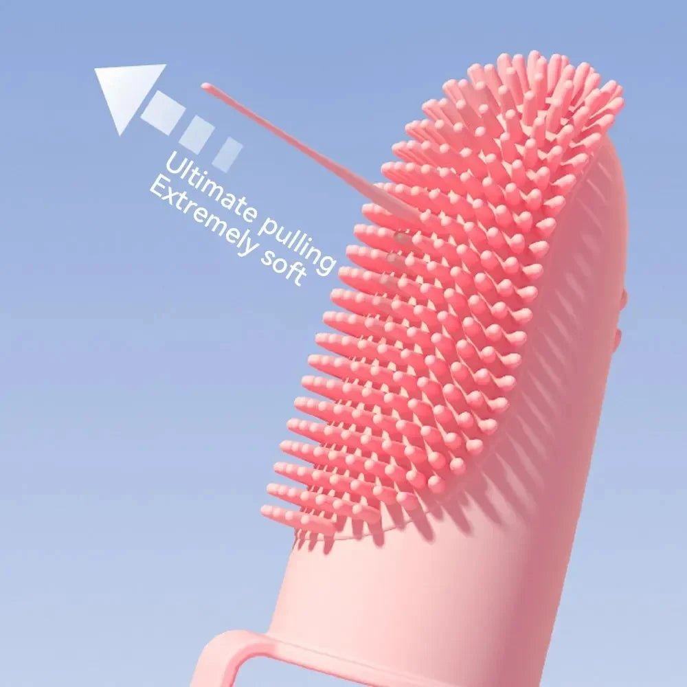 Pet Two - finger Toothbrush Dog Cat Pet Supplies Teeth Cleaning Finger Set Oral Cleaning Tools Pet Two - finger Toothbrush Dog Cat - Kenner House Emporium