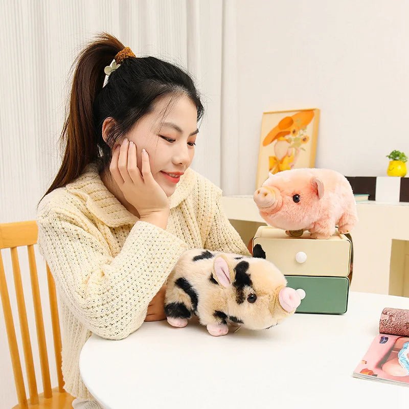 Stuffed Bunny Cloth Dress Toys Smoothing Toy for Infant Cuddling sleep doll for Girls Handmade Diversity Brown Rabbit Plushie - Kenner House Emporium