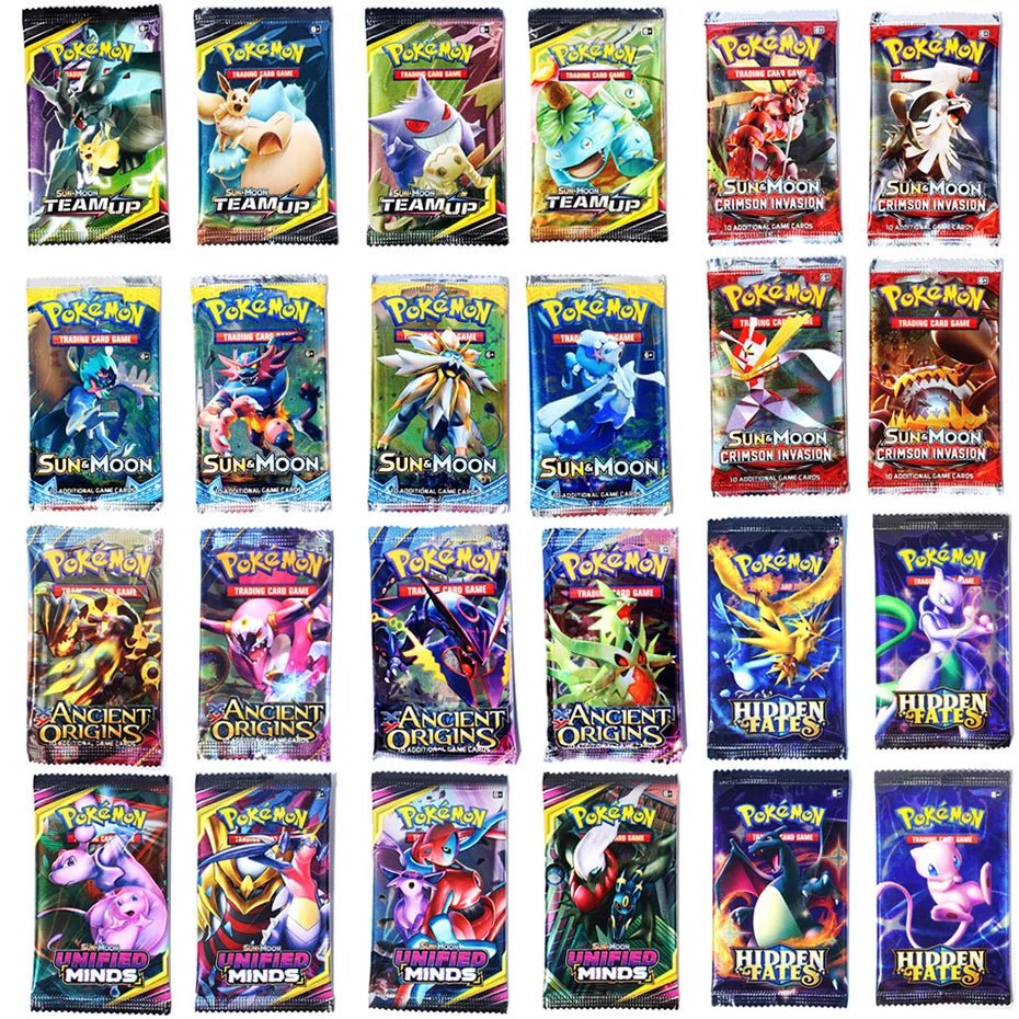 Newest 324Pcs Pokemon Cards Sun & Moon XY Evolutions Pokemon Booster Box Collectible Tradiner Card Game toy for children - Kenner House Emporium