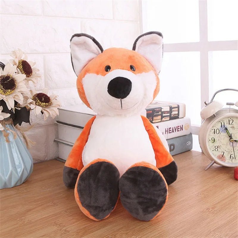 Stuffed Plush Animals Toys Soft Dolls Jungle Lion Elephant Tiger Dog Fox Monkey Deer Children Gift Kawaii Baby Kids Hobbie Toys - Kenner House Emporium