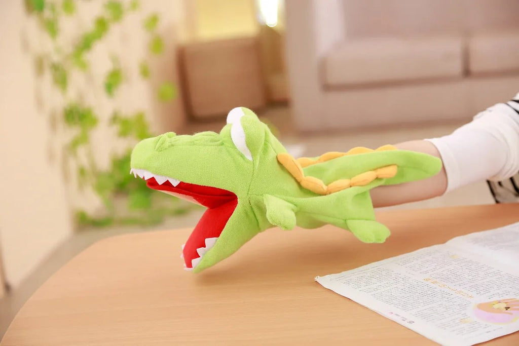 Stuffed Plush Animals Toys Hand Finger Puppet Kawaii Dolls Educational Baby Toys Learning & Education Monkey Tiger Children Gift - Kenner House Emporium