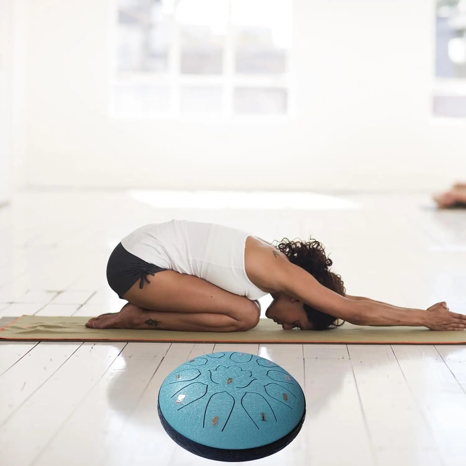 Steel Tongue Drum 6 Inch 11 Notes, Glucophone Ethereal Music Drum Percussion instrument for Yoga Meditation - Kenner House Emporium