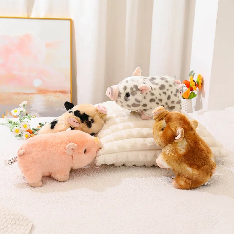Stuffed Bunny Cloth Dress Toys Smoothing Toy for Infant Cuddling sleep doll for Girls Handmade Diversity Brown Rabbit Plushie - Kenner House Emporium