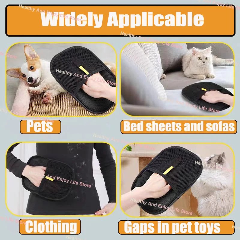 Pet Hair Cleaning And Collection Gloves Pet Double - sided Multi - functional Beauty Glove Tool Reduce The Pressure Of Pet Ownership - Kenner House Emporium