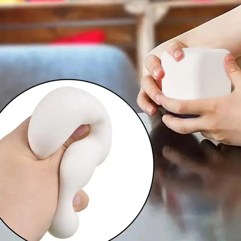 Squishys Tofu Stress Balls Autism Sensory Toys Stress & Anxiety Relief Fidget Toys Dough Ball Gifts Bulk for Adults Kids - Kenner House Emporium