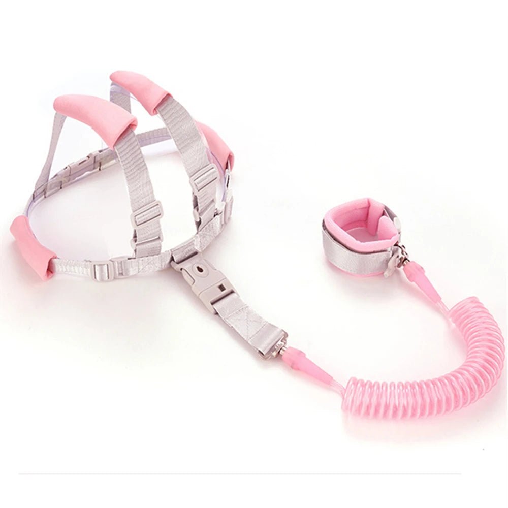 Infants and young children's loss prevention belt traction rope Baby loss prevention bracelet 2m spring rope Walking baby safety - Kenner House Emporium