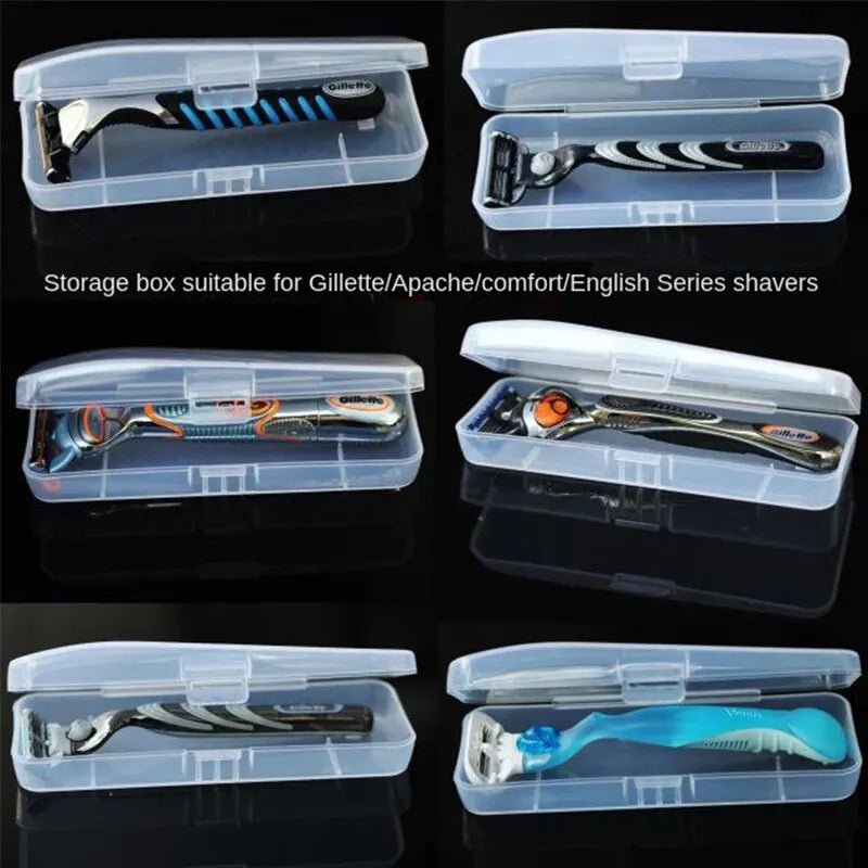 Stylish and Durable Shaving Storage Box for Men's Razors, Easy to Carry and Keep Clean and Keeps Your Shaver Well - Organized - Kenner House Emporium