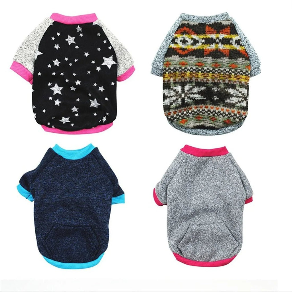 Small Dog Clothes Cute Puppy Cat Clothing Cotton T-shirt Chihuahua Pug Clothes Vest Spring Autumn Pet Costume I Love Daddy Mommy - Kenner House Emporium