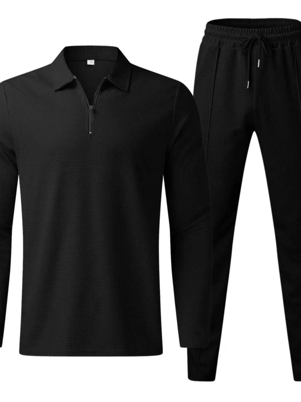 Men's Full Size Long Sleeve Top and Pants Set Plus Size - Kenner House Emporium