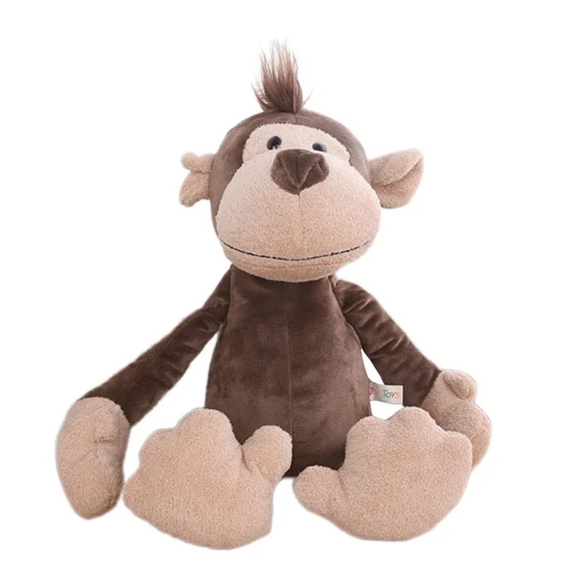 Stuffed Plush Animals Toys Soft Dolls Jungle Lion Elephant Tiger Dog Fox Monkey Deer Children Gift Kawaii Baby Kids Hobbie Toys - Kenner House Emporium