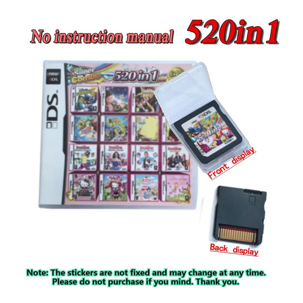 Pokemon Album 23 In 1 Video Game Cartridge Card for DS 3DS NDSI NDSLL NDSXL 3DS XL Video Game Console - Kenner House Emporium