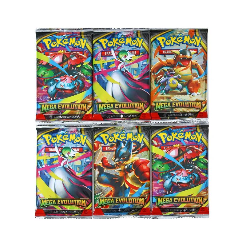 360Pcs Pokemon Card MEGA EVOLUTION Lucario Prismatic Evolutions Game Cartoon English Booster Battle Transaction Card Gift - Kenner House Emporium