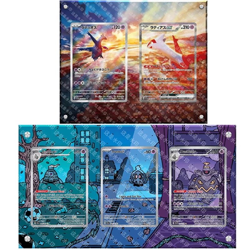 Pokemon Anime Classics Game Collection Display Stand Charizard Mewtwo Latias Self Made Acrylic Extended Painting Stuck Brick - Kenner House Emporium