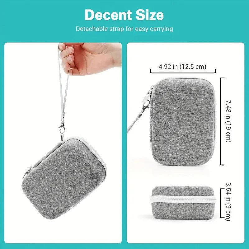 Portable Nebulizer Case Waterproof Respirator Case Medicine Bag Respirator Pouch Portable Carrying Case Medicine Pouch - Kenner House Emporium
