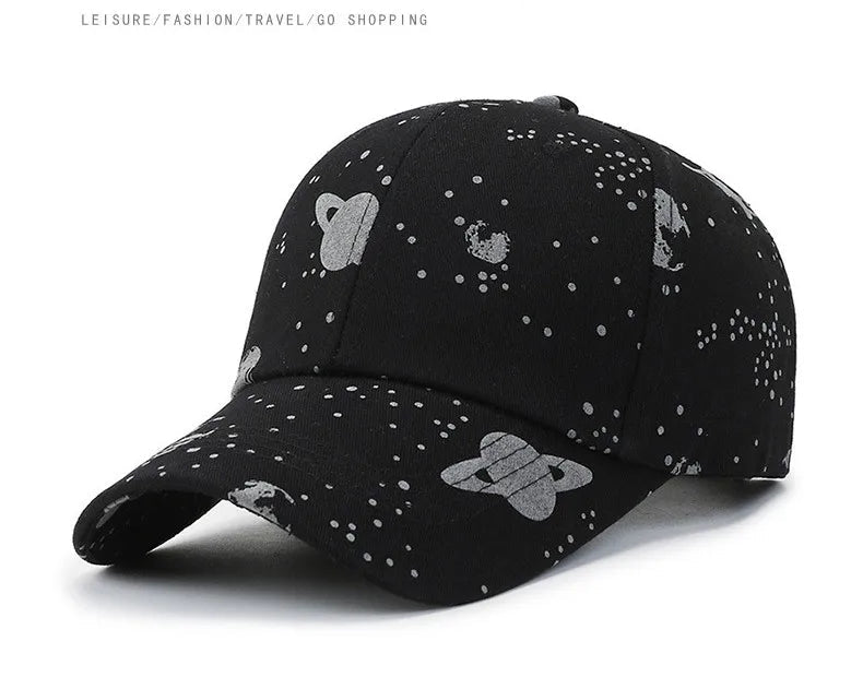 Fashion Women Men Print Baseball Caps Male Lady Outdoor Spring Summer Snapback Hat Graffiti Hip Hop Fitted Cap Hat For Women Men - Kenner House Emporium