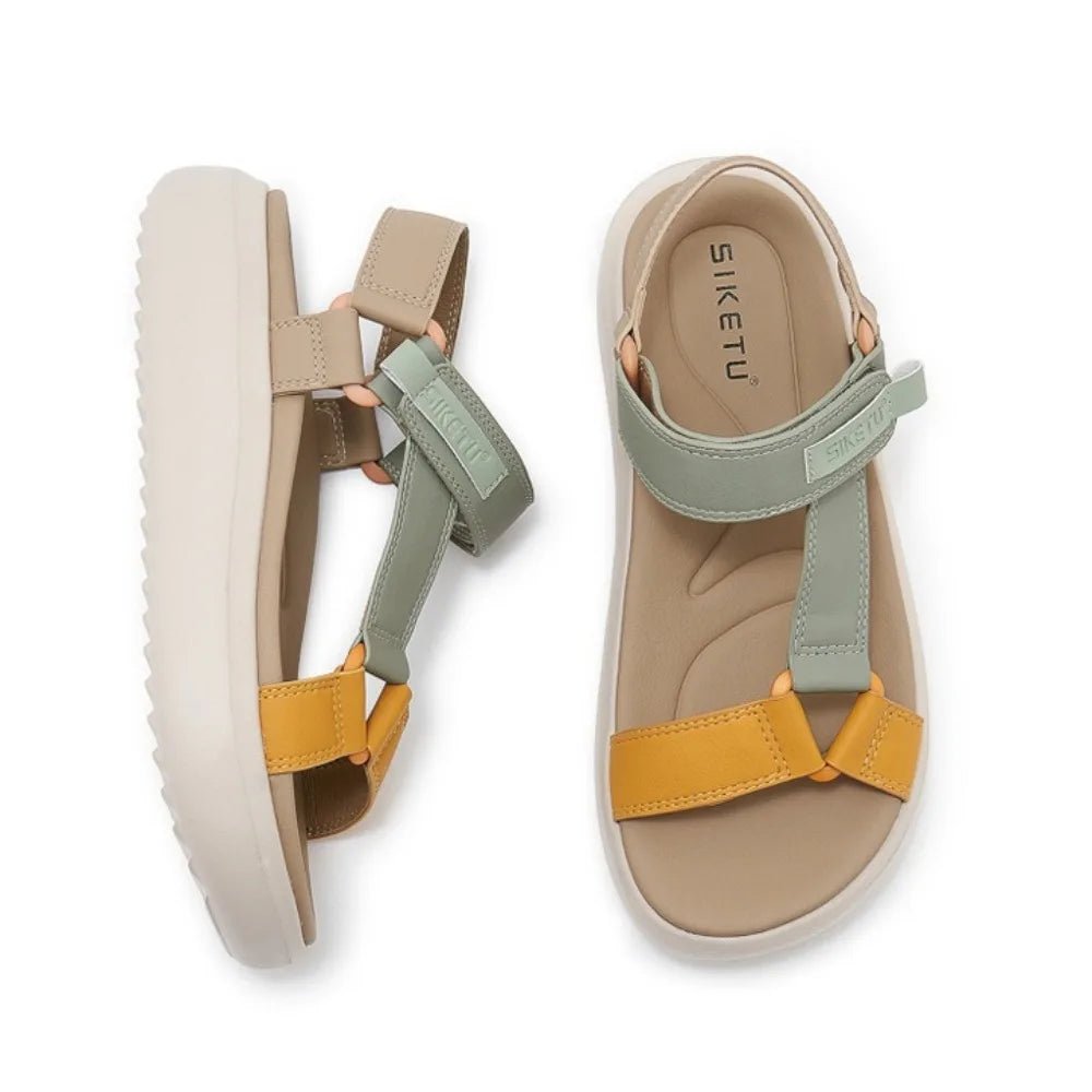 Sandals for Women's 2026 Summer New Lightweight Sandals for Casual Sports Comfort Thick Bottom Large Platform Womens Shoes - Kenner House Emporium
