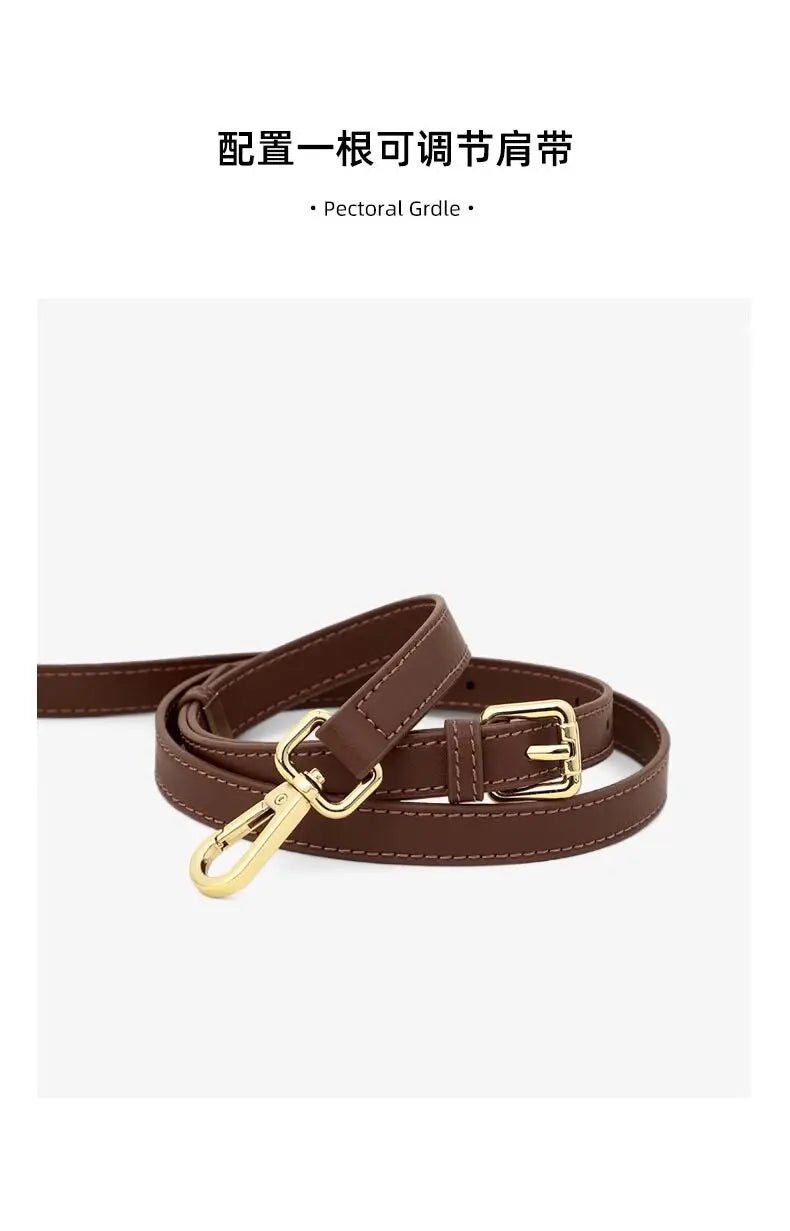 Women's Handbag，This year's popular versatile brown high - end casual crossbody bag is a new model for work and commuting, a bucke - Kenner House Emporium