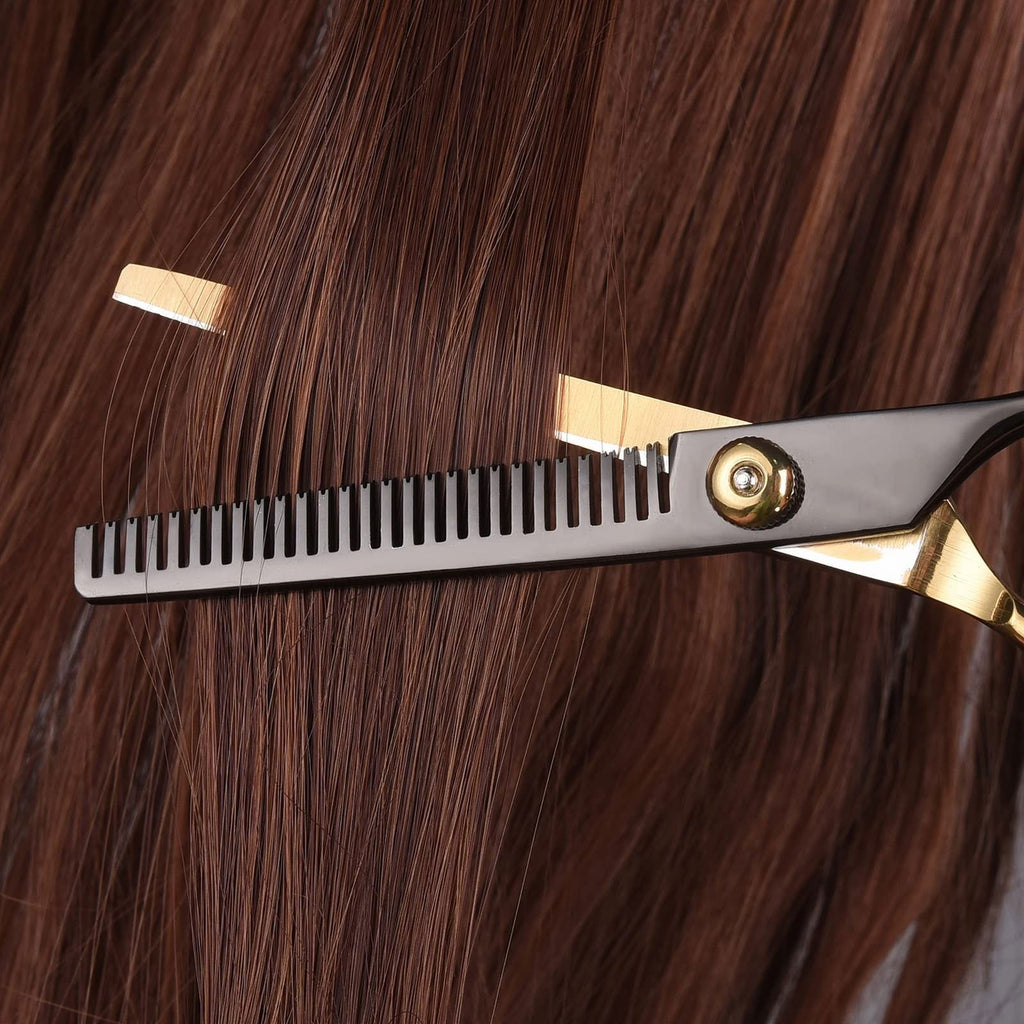 Hair Cutting Scissors, Professional Barber Shears Set with Hair Scissors Thinning Shears, for Men Women Pet - Kenner House Emporium