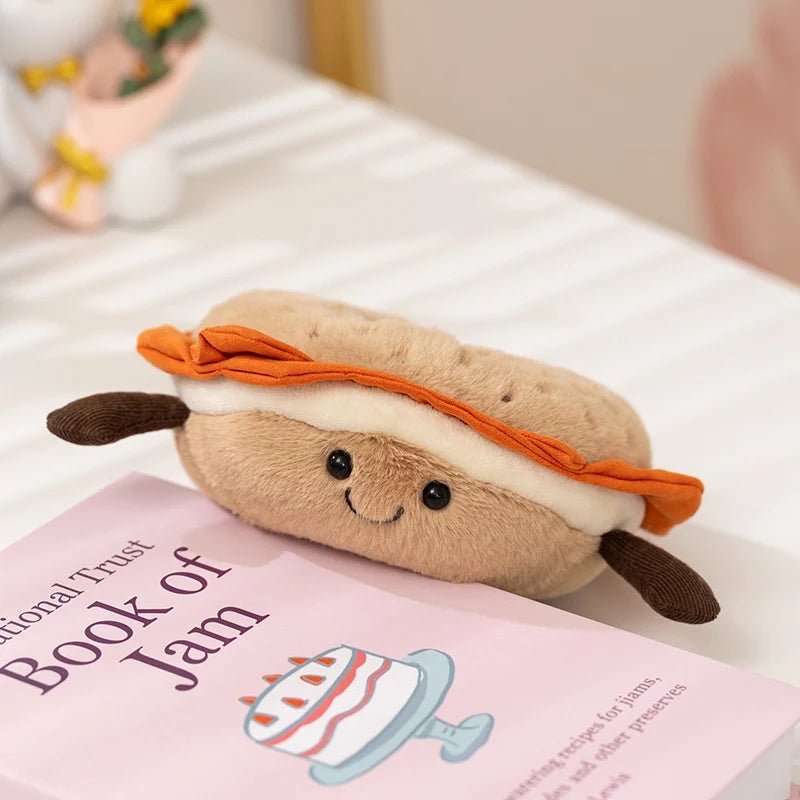 Kawaii Smile Cake Plush Toys Soft Stuffed Dessert Dolls with Candle Cherry Birthday Xmas Gift For Kids Cuddly Home Party Decor - Kenner House Emporium