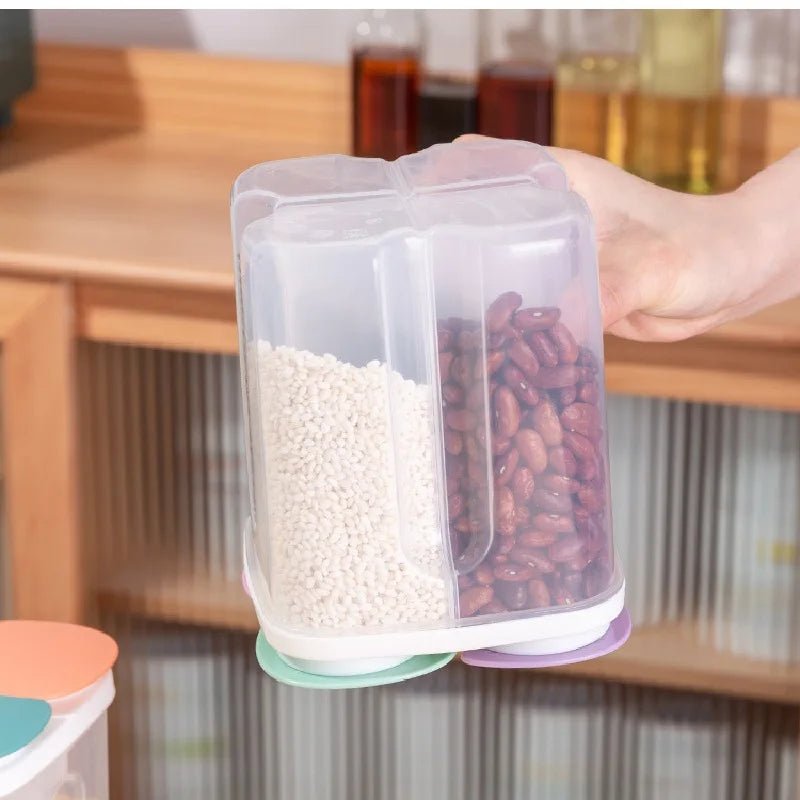 1.5L/2.3L Kitchen Storage Box Food Storage Containers Grain Sealed Moisture Proof Grain with Lid Kitchen Keep Fresh Supplies - Kenner House Emporium