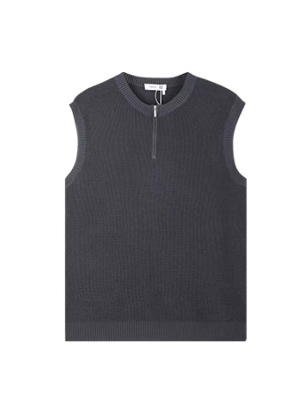 Men's Plus Size Knitted Zip - Up Tank - Kenner House Emporium