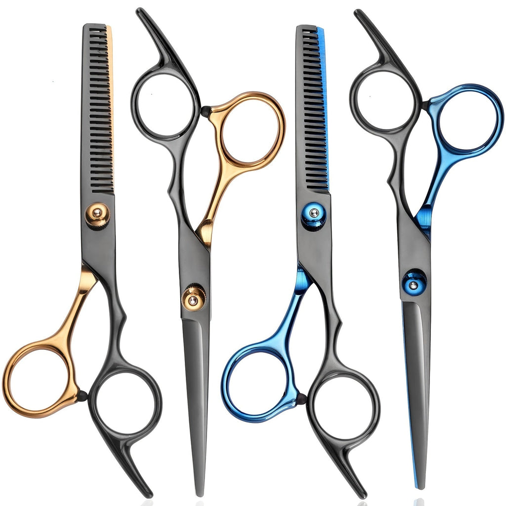 Hair Cutting Scissors, Professional Barber Shears Set with Hair Scissors Thinning Shears, for Men Women Pet - Kenner House Emporium