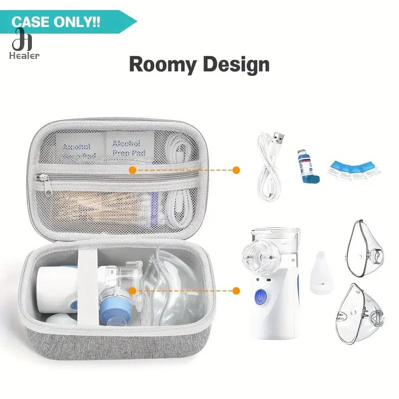 Portable Nebulizer Case Waterproof Respirator Case Medicine Bag Respirator Pouch Portable Carrying Case Medicine Pouch - Kenner House Emporium