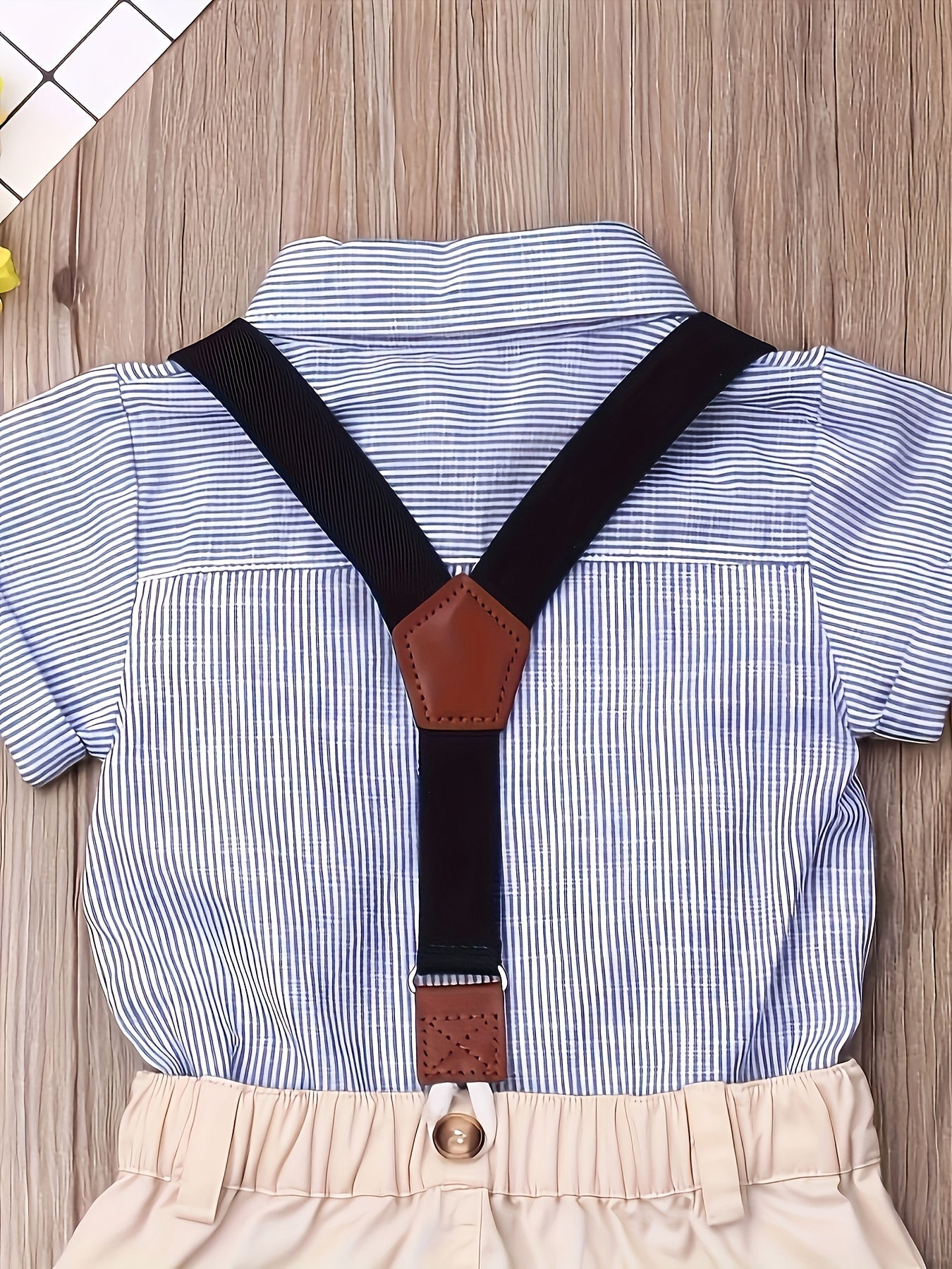 Newborn Kids Baby Boys Gentleman Outfits Suit Casual Tops Shorts Clothes Set, for Outdoor - Kenner House Emporium