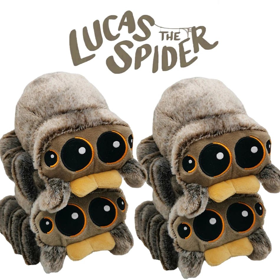 Stuffed Soft Animals Plushies Spider Toy Black Little Lucas Simulated Pillow Doll Anime Game Room Pillow Decora Kid Gift - Kenner House Emporium