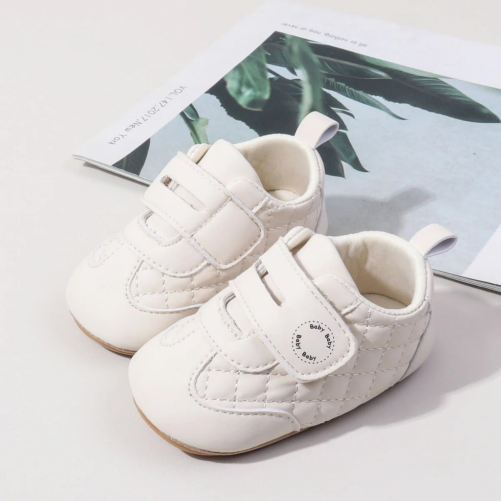Spring And Autumn Baby Boys And Girls First Walking Toddler Shoes With PU Leather and TPR Sole - Kenner House Emporium