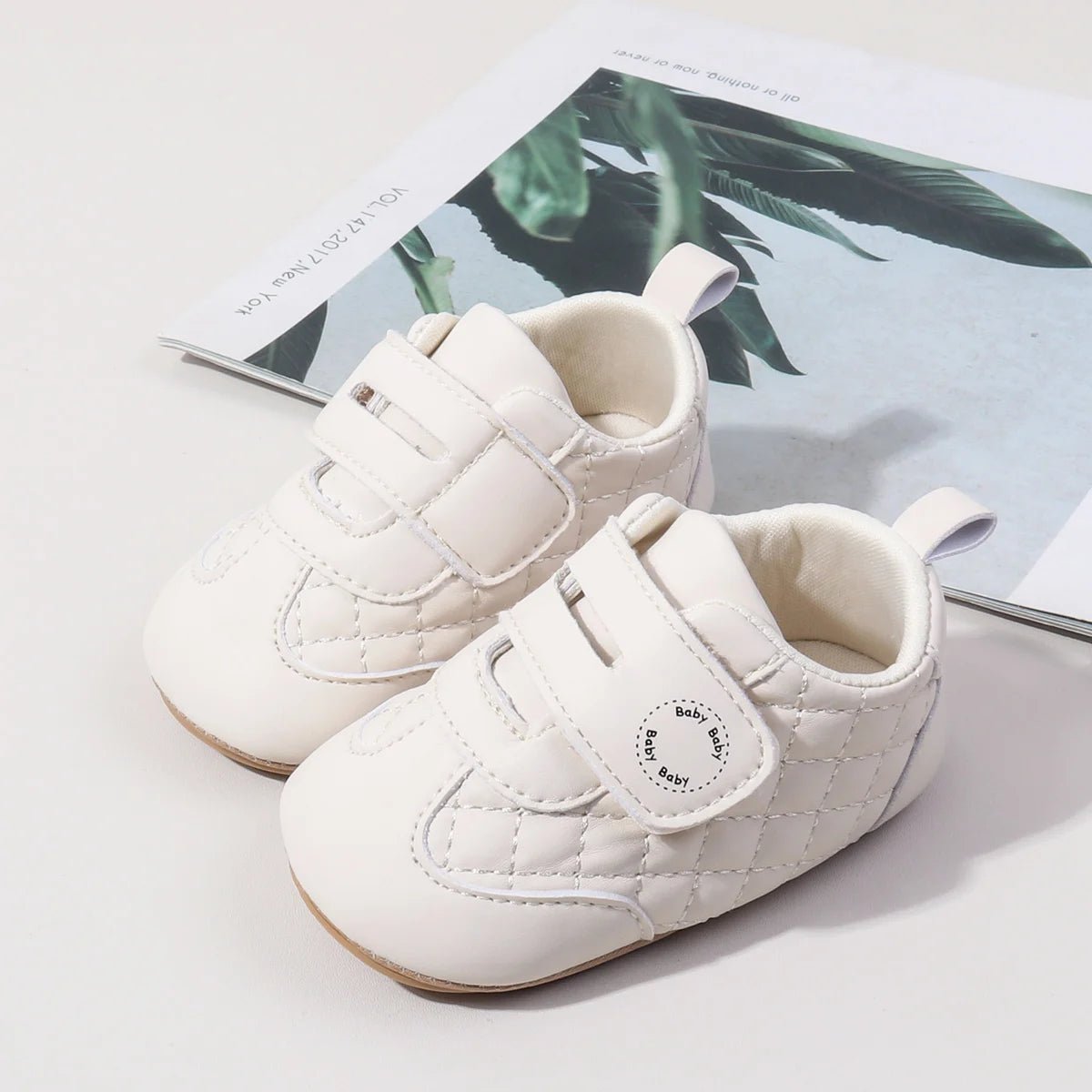 Spring And Autumn Baby Boys And Girls First Walking Toddler Shoes With PU Leather and TPR Sole - Kenner House Emporium