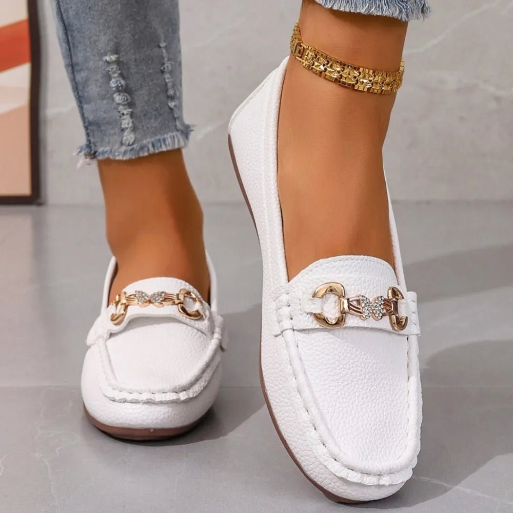 New Women's Casual Slip on Mary Jane Shoes Spring Autumn Fashion Round Toe Solid Soft Sole Flat Loafers Zapatos De Mujer luxury - Kenner House Emporium