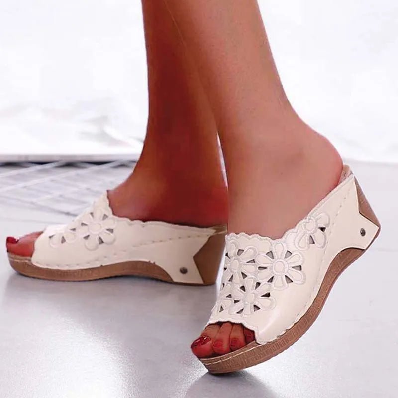 Sandals Shoes Women Summer Comfortable Women Shoe Slides Shoes Woman Wedge Walking Shoes Party Female Footwear Slippers Woman - Kenner House Emporium