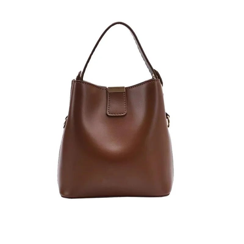 Women's Handbag，This year's popular versatile brown high - end casual crossbody bag is a new model for work and commuting, a bucke - Kenner House Emporium