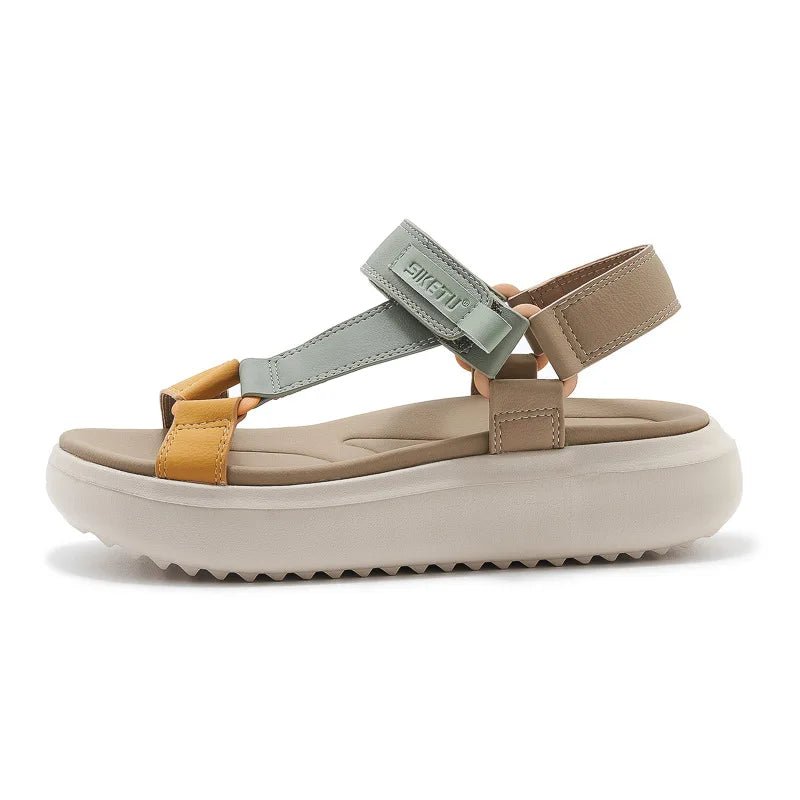 Sandals for Women's 2026 Summer New Lightweight Sandals for Casual Sports Comfort Thick Bottom Large Platform Womens Shoes - Kenner House Emporium