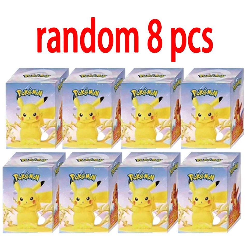 12 Pok é mon Action Dolls Pikachu Blind Box Anime Models Desktop Decorations Pok é mon Toys Children's Birthday Gifts - Kenner House Emporium