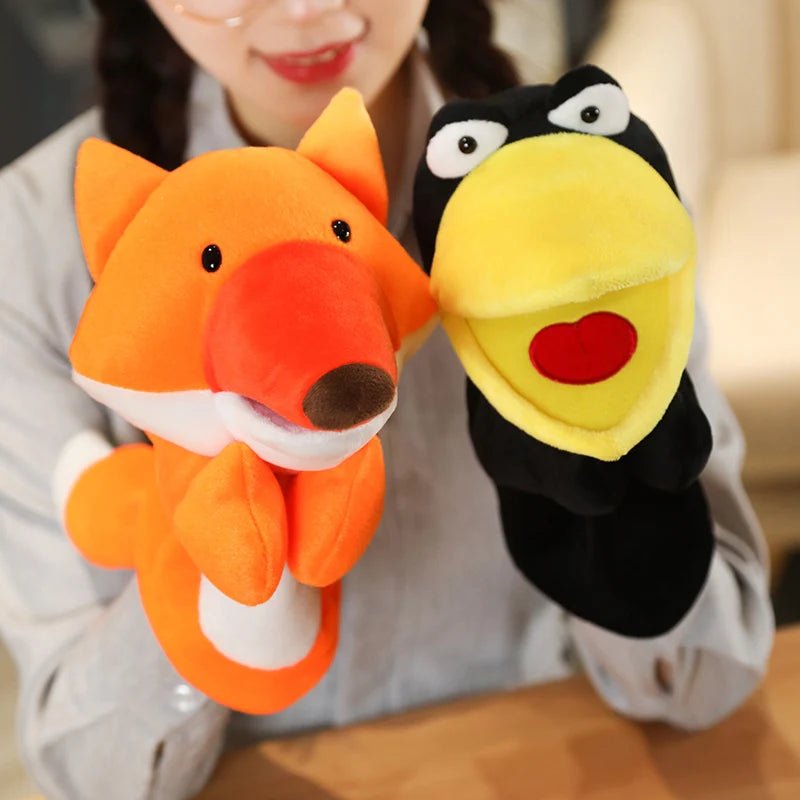 Stuffed Plush Animals Toys Hand Finger Puppet Kawaii Dolls Educational Baby Toys Learning & Education Monkey Tiger Children Gift - Kenner House Emporium