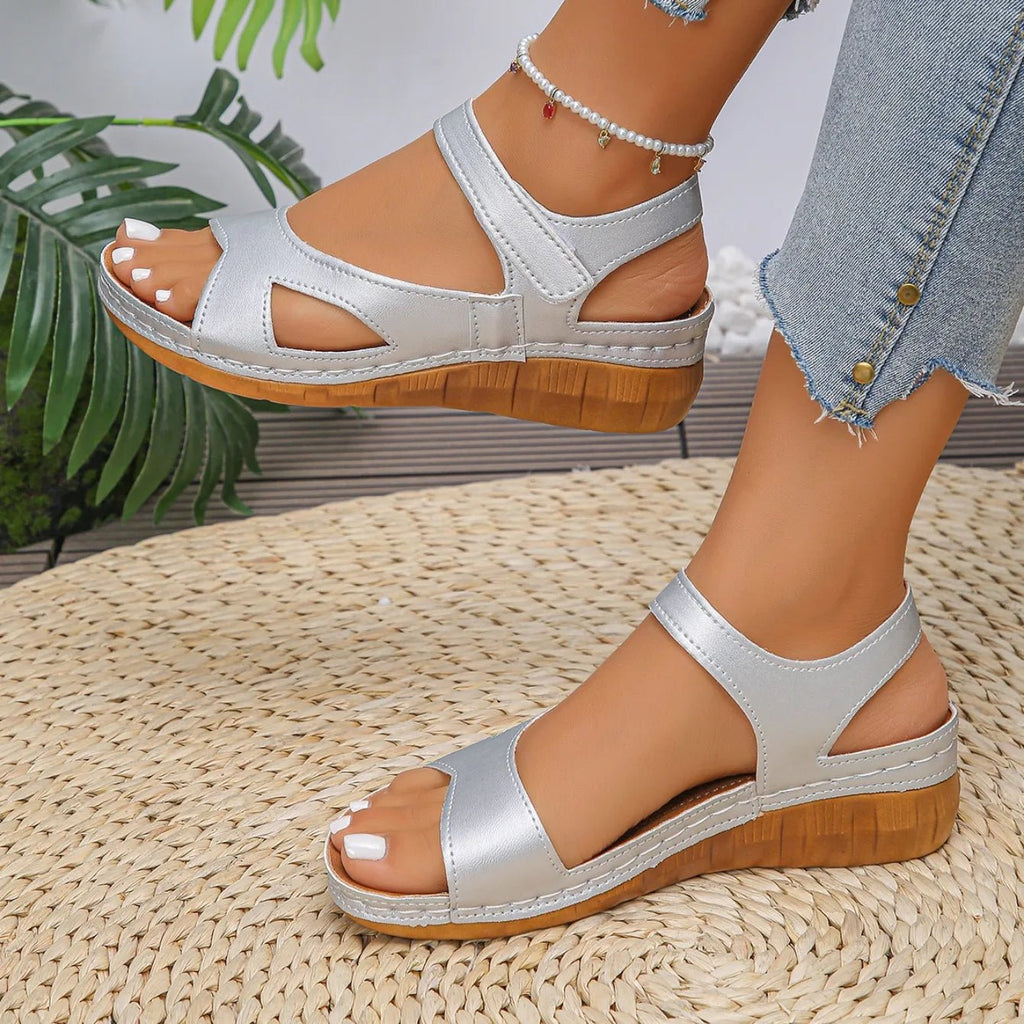 Women Sandals Casual Summer Lightweight Shoes Woman 2025 Summer Low Heels Comfortable Wedges Sandals Women Sandalias De Mujer - Kenner House Emporium