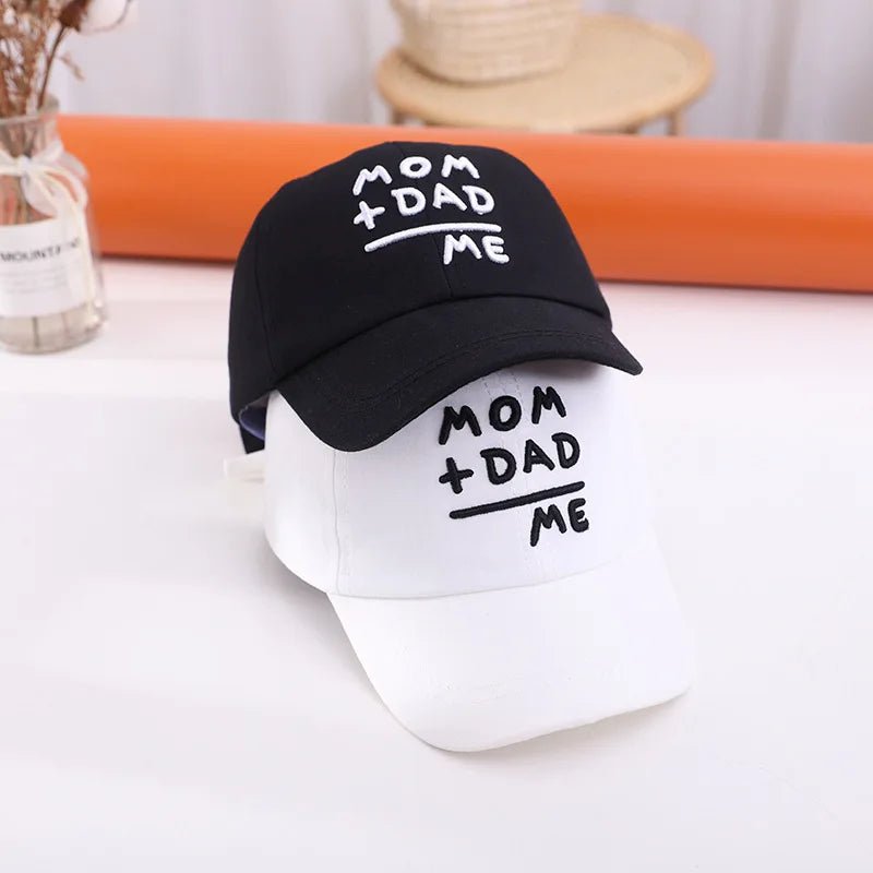Letter Embroidery Baby Baseball Cap Solid Color Adjustable Toddler Boys Girls Snapback Hat Casual Kids Cotton Duck Tongue Caps - Kenner House Emporium