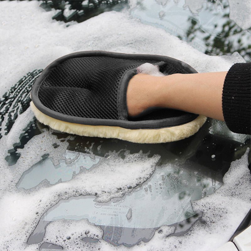 Car Brush Cleaner Soft Gloves 5.91*9.45inch Car Cleaning - Kenner House Emporium