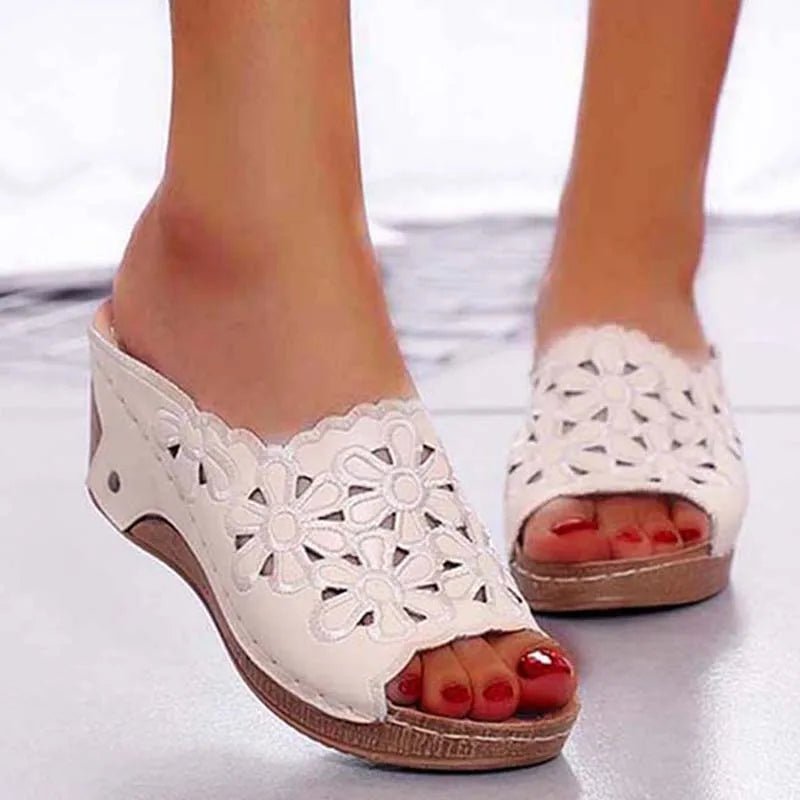 Sandals Shoes Women Summer Comfortable Women Shoe Slides Shoes Woman Wedge Walking Shoes Party Female Footwear Slippers Woman - Kenner House Emporium