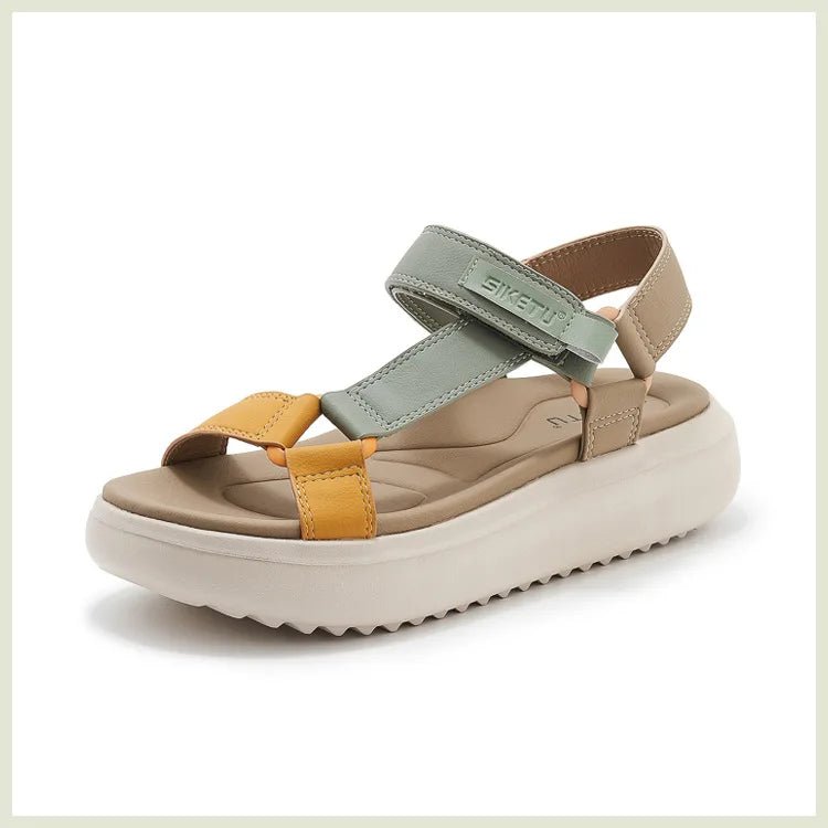 Sandals for Women's 2026 Summer New Lightweight Sandals for Casual Sports Comfort Thick Bottom Large Platform Womens Shoes - Kenner House Emporium