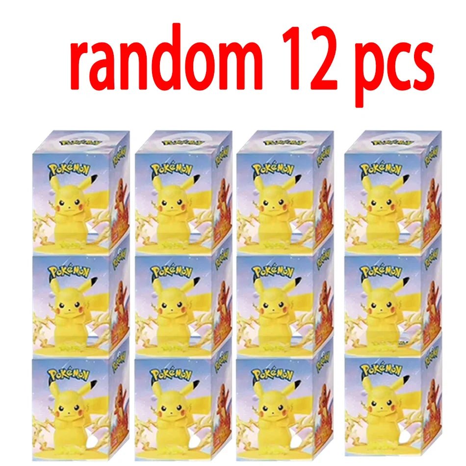 12 Pok é mon Action Dolls Pikachu Blind Box Anime Models Desktop Decorations Pok é mon Toys Children's Birthday Gifts - Kenner House Emporium